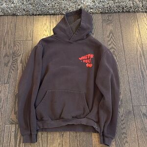 White fox cherry bomb hoodie